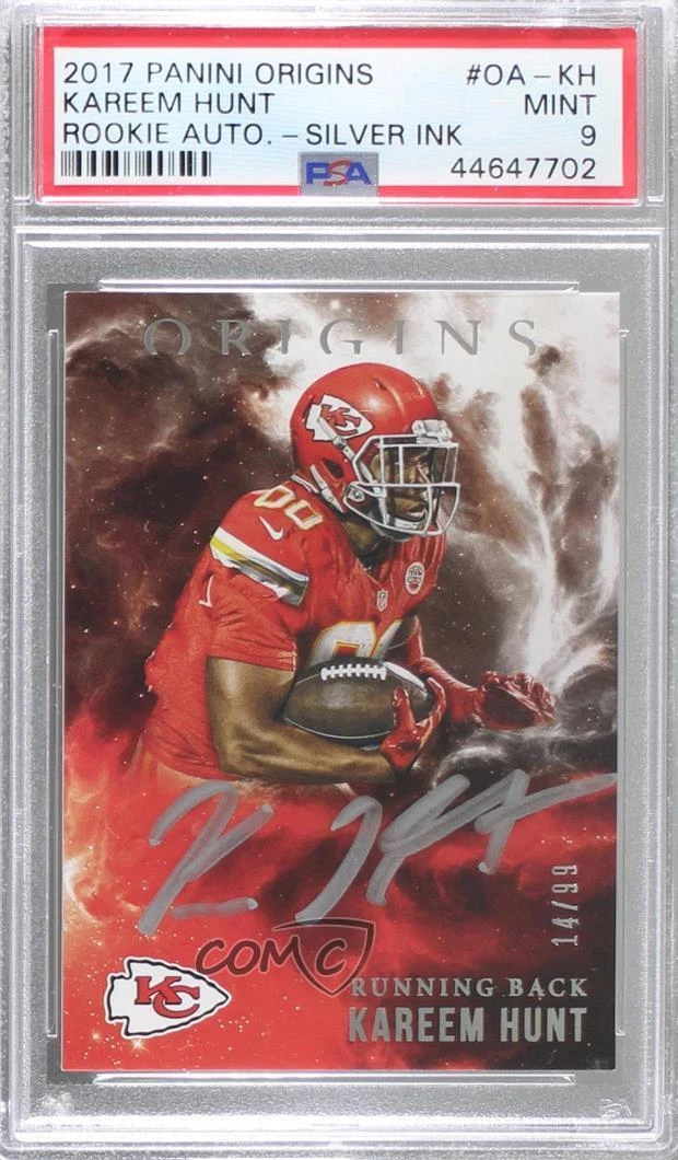 Kareem Hunt Panini Origins Origins Autographs #OAKH Base
