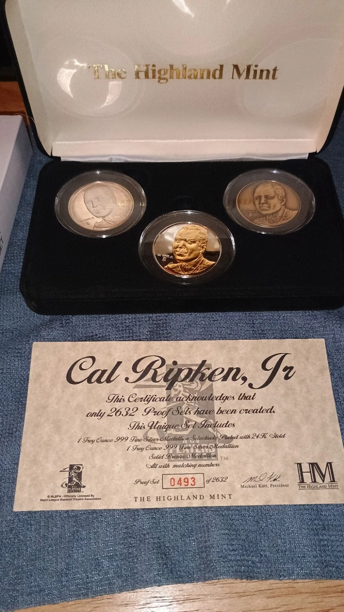 Baltimore Orioles Baseball Cal Ripken, Jr. Vintage Sports Coins