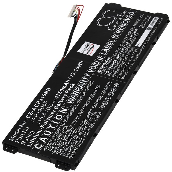 Akku FüR Acer Conceptd 3 Conceptd 3 Ezel Cc315-72G-70Gv Laptop 15,4V 4750Mah/73W-image