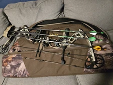 bowtech diamond compound bow + all gear 