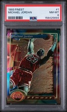 1993 Topps Finest Michael Jordan #1 PSA 8 NM-MINT