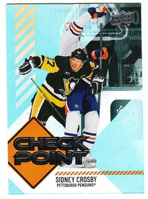 2024-25 UPPER DECK CHECK POINT #CP-14 SIDNEY CROSBY Pittsburgh Penguins