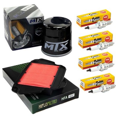Set Ölfilter Luftfilter Zündkerze Wartung für Honda CB 650 FA RC CB650 2014-2018