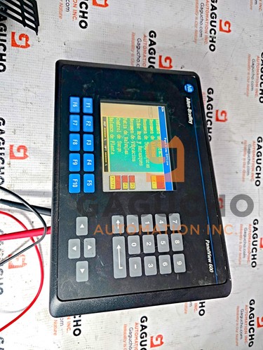 Allen Bradley 2711-K6C15L1 SER C PanelView 600 FRN 4.46 24VDC 1.4A **LEGGI** - Foto 4 di 17