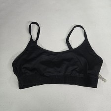 PINK Victoria's Secret Women Sports Bra Small Black Ultimate Wireless Pullover