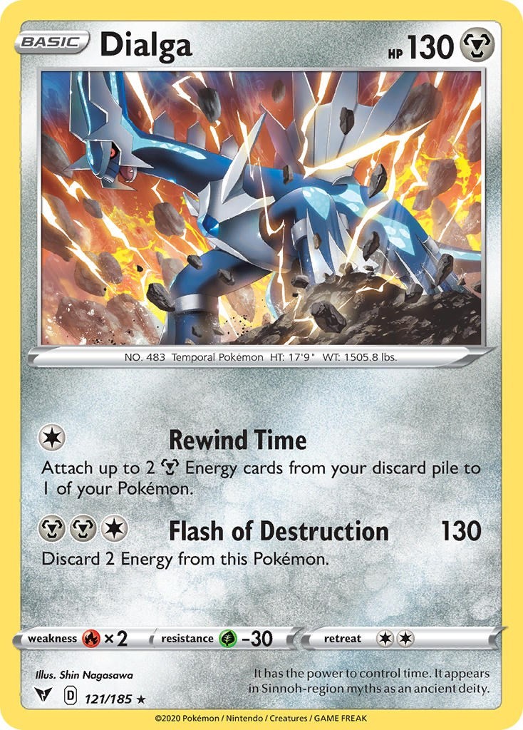 Pokemon - Dialga - [PR - 121/185 Lightly Played]