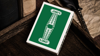 Jerry's Nugget (Felt Green) Marked Monotone Playing Cards Markierte Poker Spielk