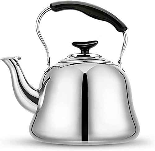 2L Whistling Stovetop Tea Kettle - Food Grade Stainless Steel Teapot with Fas...