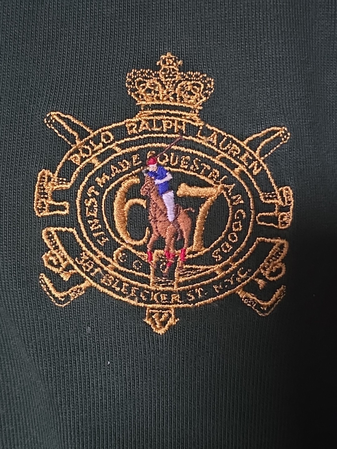 Six seven  Polo Ralph Lauren Green Rugby 67