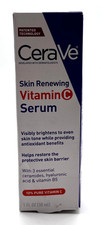 CeraVe Skin Renewing Vitamin C Serum with Hyaluronic Acid 1 FL Oz/30ml Open Box