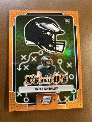 2024 Panini Contenders Optic - XS and Os Will Shipley Orange Prizm /50 (RC)