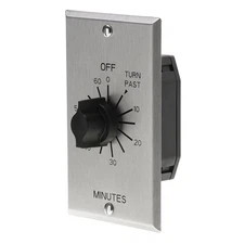 g8 TORK C560M Spring-Wound In-Wall Twist Timer with Commercial Style Metal Plate