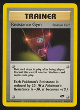 Resistance Gym #109/132 - Pokemon Gym Challenge TCG Set - Rare, Vintage on eBay