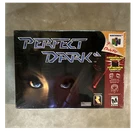 Perfect Dark N64 - SEALED -CIB - Rare - Ships in 4mm acrylic case