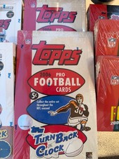 2 LEFT 2006 Topps Pro Football Turn Back The Clock Factory Sealed Box - Leinart