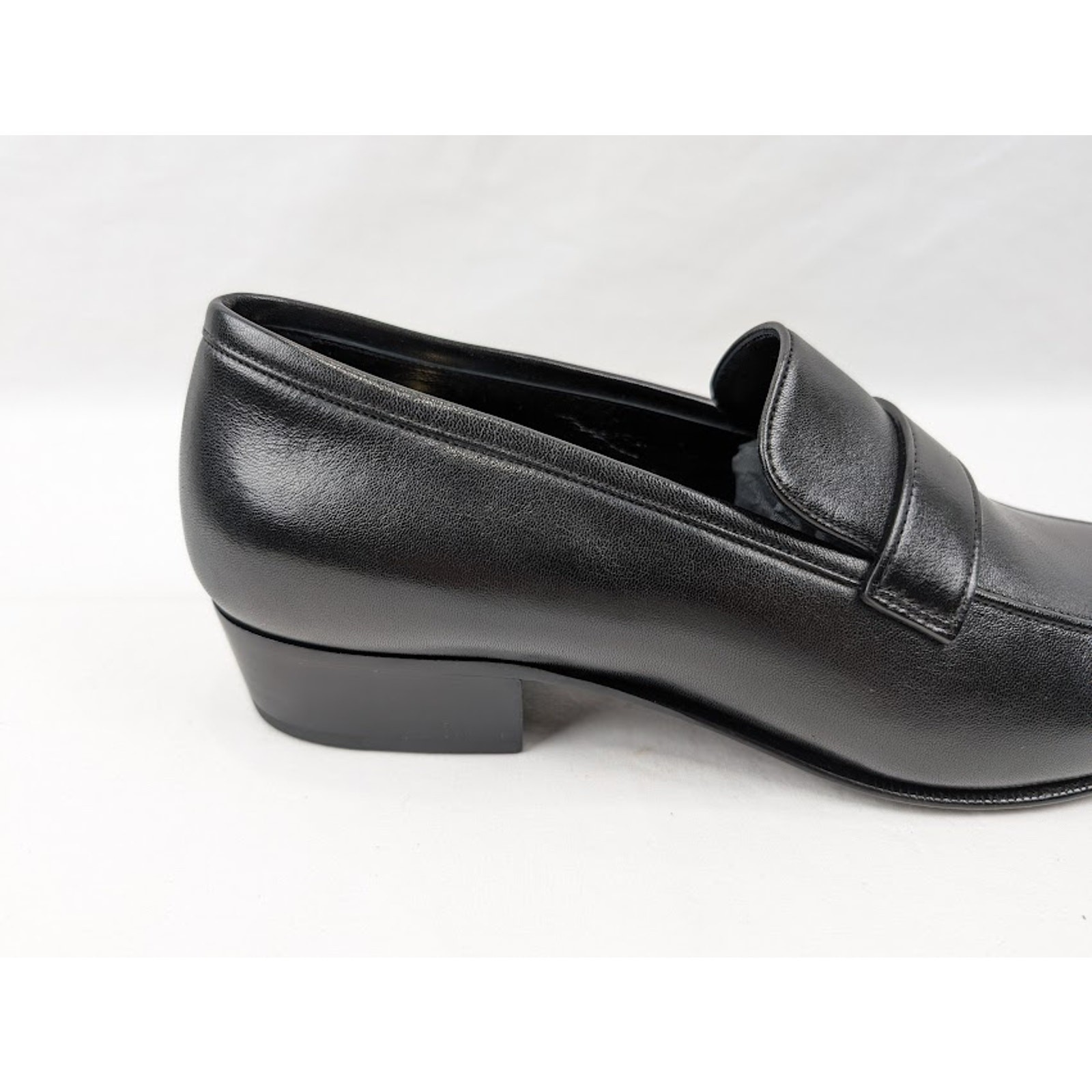 Scarpe mocassini Saint Laurent Paris o1rshd1 Solferino 30 colore nero nuove con etichette 45