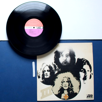 RARE ALT COVER 1970 ORIGINAL PLUM LABEL LED ZEPPELIN III VINYL LP