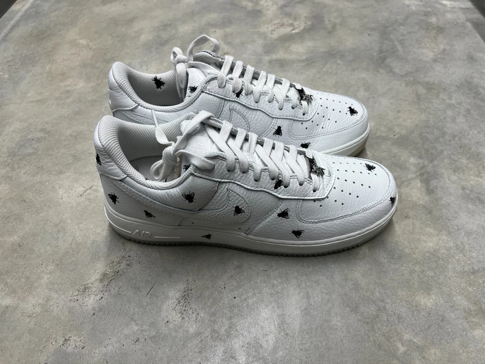 Nike Air Force 1 Low Houseflies Blanco IM3081 100 - Nuevo Foto 3 de 4