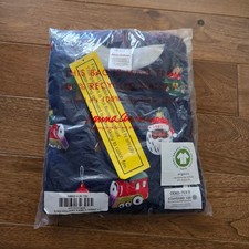 NWT Hanna Andersson Pajama Set Organic Cotton Holiday Santa Ornaments Kids 12