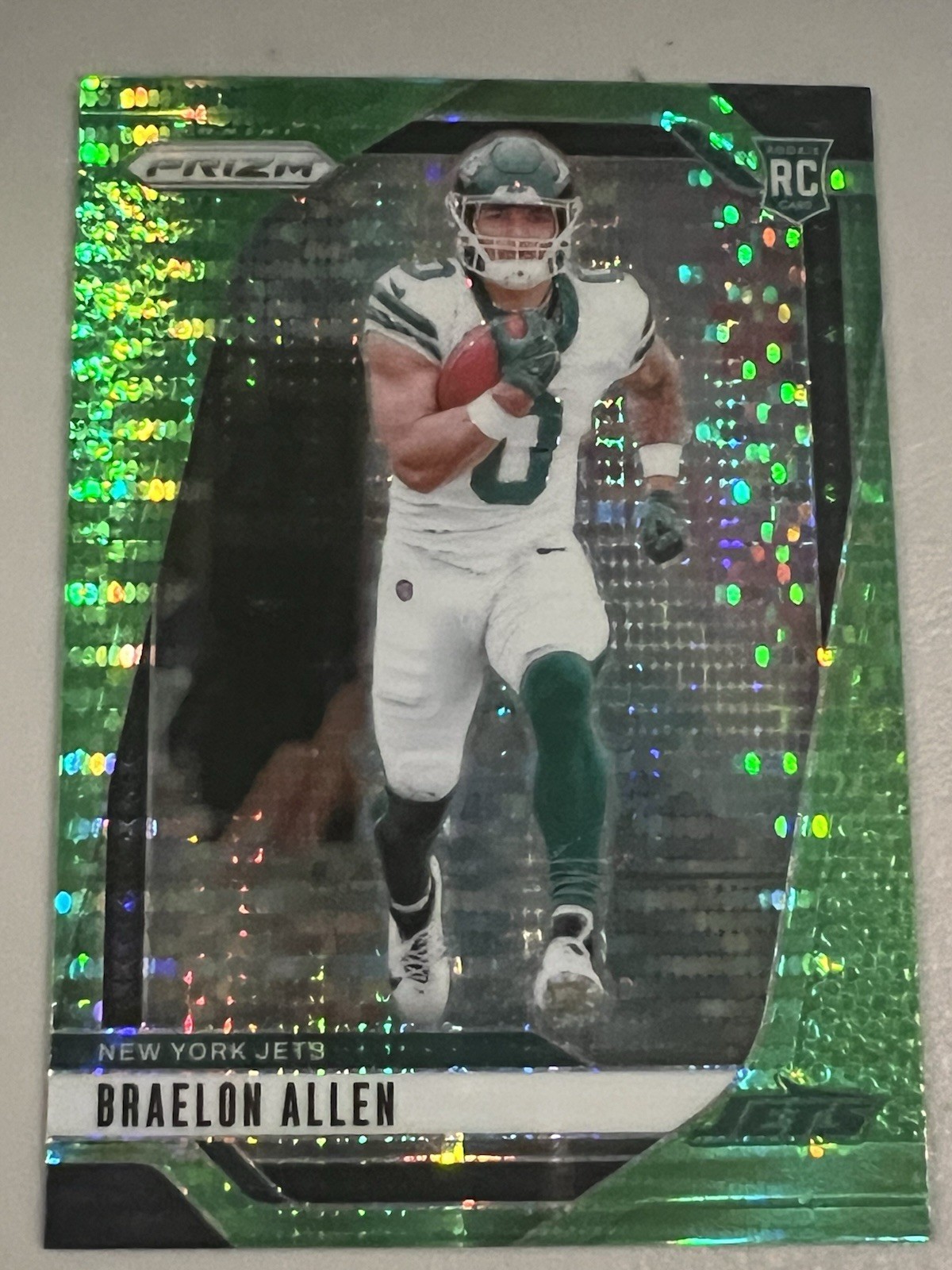 2024 Panini Prizm - Rookies Braelon Allen #311 Neon Green Pulsar Prizm (RC)
