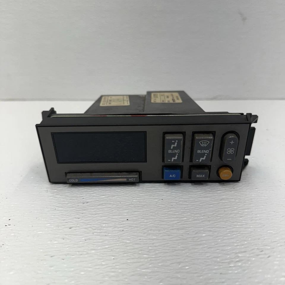 Panel de control climático Chevrolet Silverado GMC Sierra 1500 2500 1988-1994 Foto 2 de 4