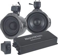 NavAtlas Passive Roll-Cage Subwoofer ATV/UTV NT308BPK 4405-0650 63-7523