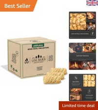 Log Barn 500 Natural Firelighters – Eco-Friendly & Odourless Fire Starters 0.09 per lighter