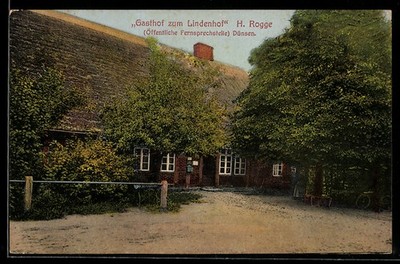 Ansichtskarte Dünsen, Gasthof zum Lindenhof, Bes. H. Rogge 