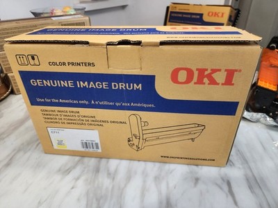 Genuine OKI 44318501  - Open Box -Yellow Image Drum C711 OEM Unused 051851356624