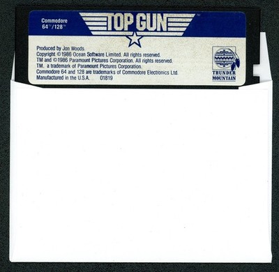Top Gun (C64 Commodore 64/128, 1987) TESTED 