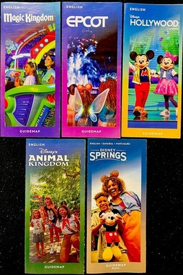 NEWEST 2026 Walt Disney World Theme Park Guide Maps 5 Maps Newest Available WDW!