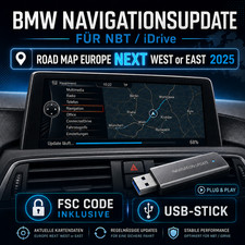 BMW Navigation Update Europe Road NEXT 2025 inkl. BMW-USB und Lebenslange FSC