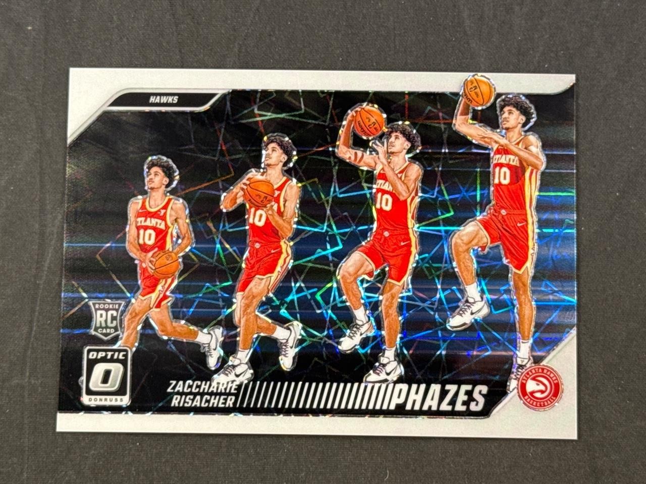2024-25 PANINI DONRUSS OPTIC ZACCHARIE RISACHER #21 ROOKIE PHAZES PRIZMS SP