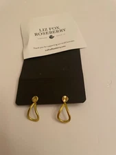 Dewdrop Earring Jackets Handmade by Liz Fox Roseberry w/ Removable Studs