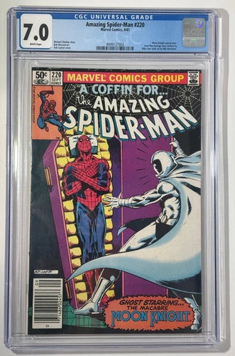 The Amazing Spider-Man #220 Newsstand Variant (Marvel Comics 1981) CGC 7.0