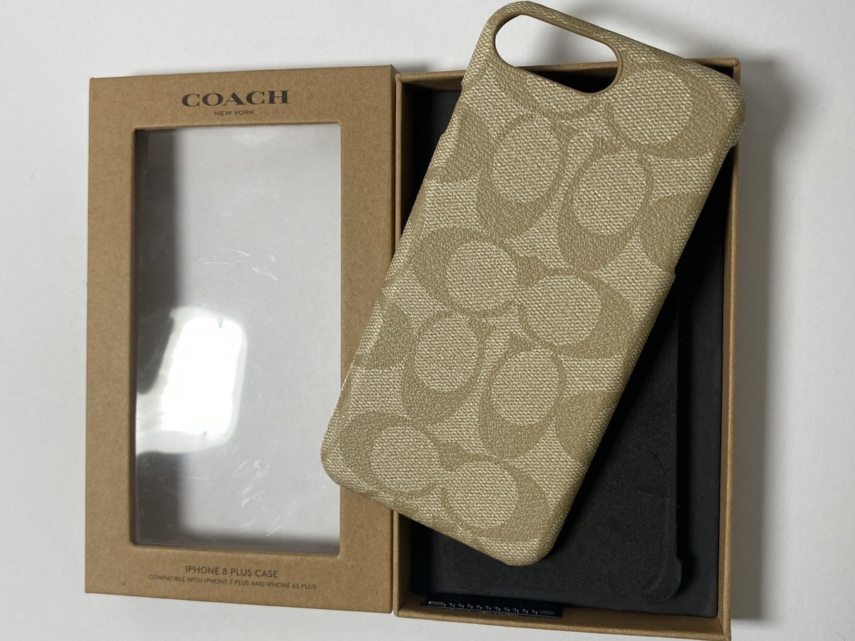 COACH - 新品コーチcoach iPhone 8plusケース iPhone7 6s Coach Khaki Canvas Case IPhone 8 Plus 7 Plus & 6s Plus Slim Fit