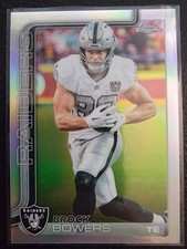 2025 Topps Chrome Football Brock Bowers #178 Refractor
