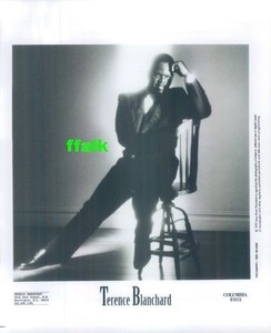 Press Photo & Release: TERENCE BLANCHARD 8x10 B&W 1993