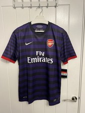 Image of Arsenal Away 12/13 Large Football Shirt BNWT Original Packaging Rare
