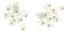 Dunlop Guitar Picks 24 Picks Celluloid White Pearl Thin