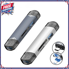 Micro USB SD TF 6-in-1 USB 3.0 Type-C Memory Card Reader OTG Adapter Laptop PC