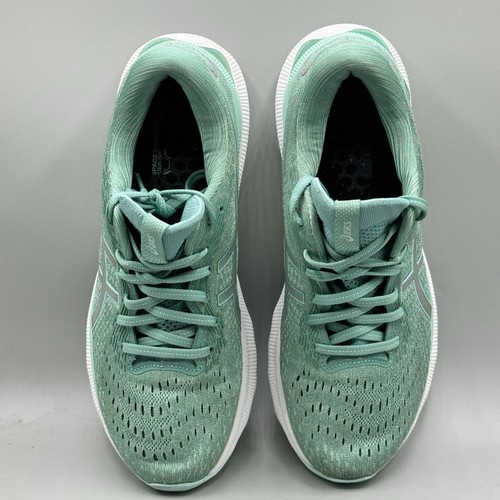 Asics Womens Size 10 Gel Nimbus 24 1012B201 Green Running Shoes Sneakers - Picture 5 of 15