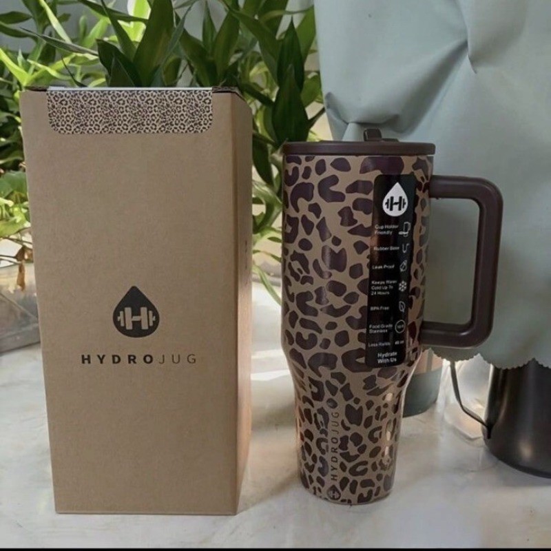 Savanna Cheetah Leopard Print Traveler Cup 40oz DSG Tumbler NEW IN
