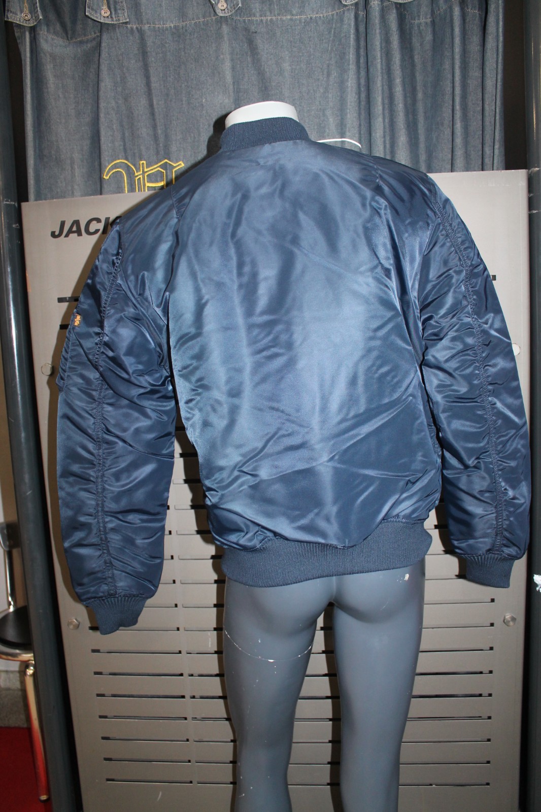 Alpha Industries MA-1 VF59 191118/07 Rep. blue aviator bomber jacket blue image 5