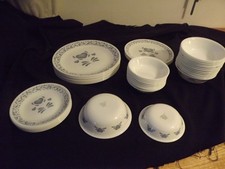 CORELLE CORNING BLUE HEARTS choose plates or ...