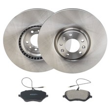 RIDEX Bremsenset Vorne Bremsscheiben Beläge passend für PEUGEOT 407 SW (6E)