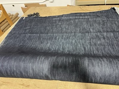 Dark Blue Brushed Denim 100% Cotton Canvas 10 oz Fabric 66  Wide Premium by yard