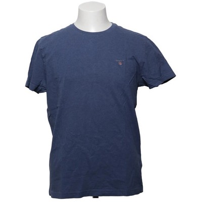 GANT, T-shirt, Größe: L, Blau, Baumwolle, Einfarbig, Herren #QmX