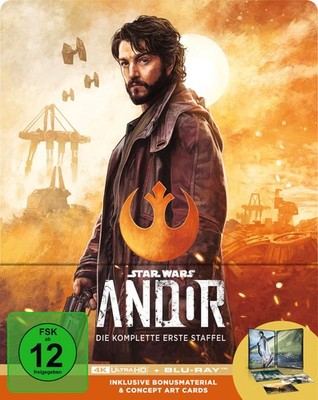 Star Wars Andor Staffel 1 - 4K UHD Blu Ray Limited Steelbook - 6 Discs - Deutsch