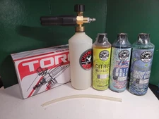 Chemical Guys TORQ Foam Cannon citrus wash gloss glass works honeydew snow wash